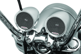 Kuryakyn Road Thunder Speaker Pods Bluetooth Audio Controller Chrome