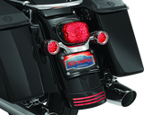 Kuryakyn Curved License Plate Mount Black