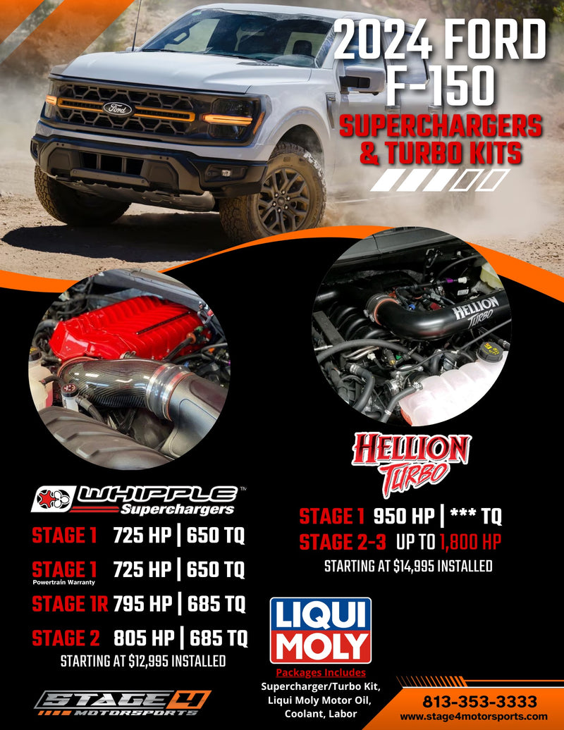 2024 Ford F-150 Superchargers & Turbo Kits
