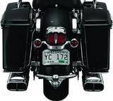 Kuryakyn Curved License Plate Mount Chrome