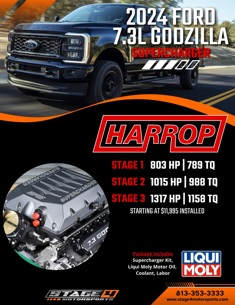 2024 Ford 7.3L Godzilla supercharger Harrop