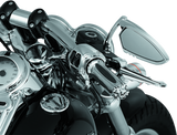 Kuryakyn Replacement Zombie Grip Emblems With Throttle Boss Chrome