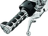 Kuryakyn Premium ISO Grips With Throttle Boss Throttle-By-Wire Chrome