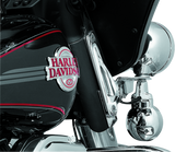 Kuryakyn Custom Teardrop Tie-Down Brackets 83-13 Touring Chrome