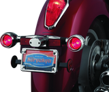 Kuryakyn Deep Dish Bezels With Red Lenses