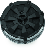 Kuryakyn Alley Cat Fuel & Battery Gauge Gloss Black