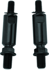 Kuryakyn Raised Mirror Mnt Adapters Gloss Black