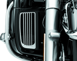 Kuryakyn Radiator Grills For Twin Cooled Models Chrome & Black (Pair)