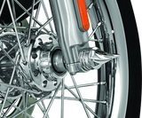 Kuryakyn Twisted Axle Caps Chrome
