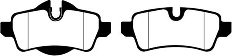 EBC 07-14 Mini Hardtop 1.6 Redstuff Rear Brake Pads