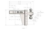 2.5” Extreme Duty 6” Drop/Rise Trailer Hitch