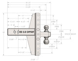 3.0” Extreme Duty 4” & 6” Offset Trailer Hitch