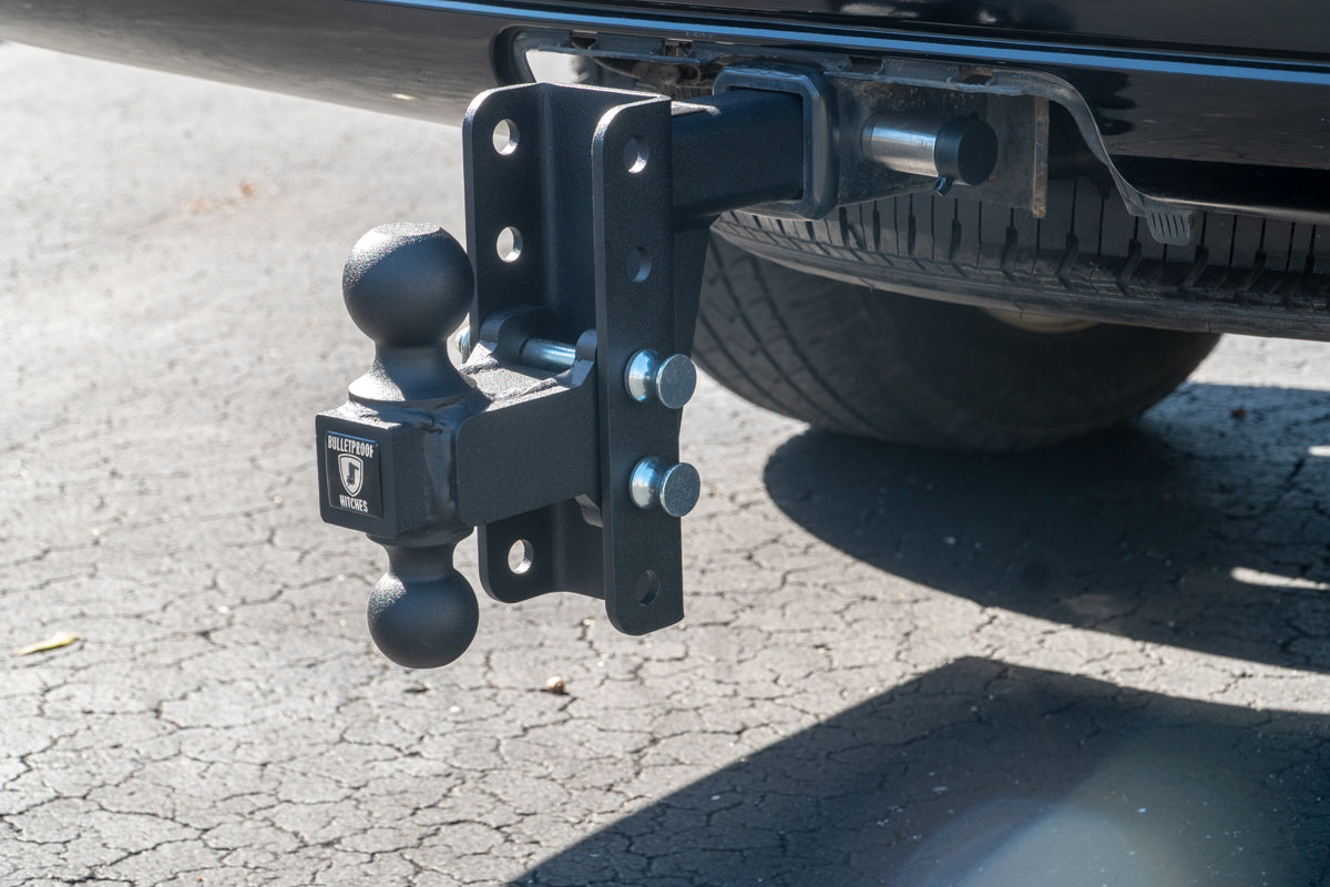 2.0” Medium Duty 4” Drop/Rise Trailer Hitch