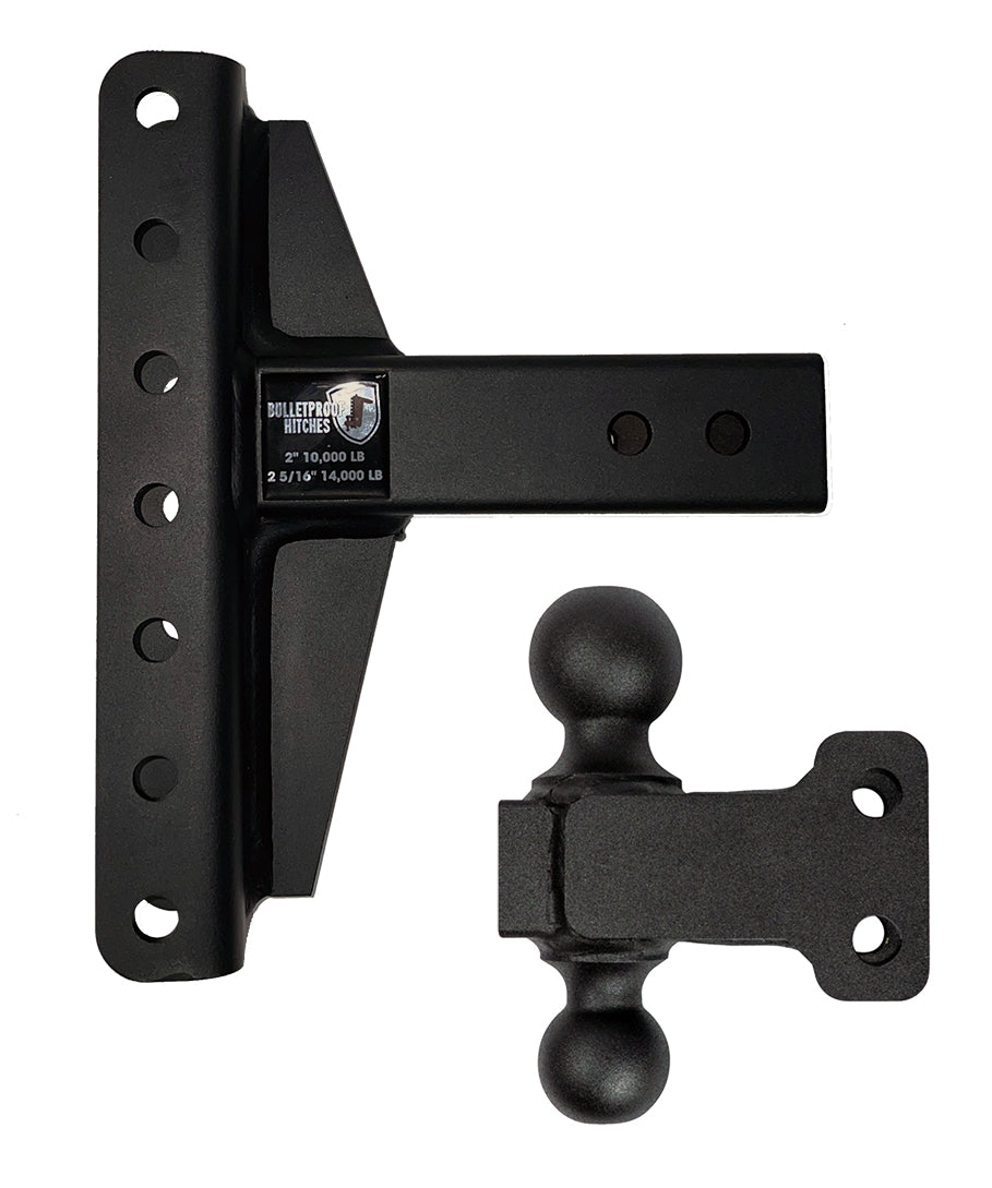 2.5” Medium Duty 4” & 6” Offset Trailer Hitch